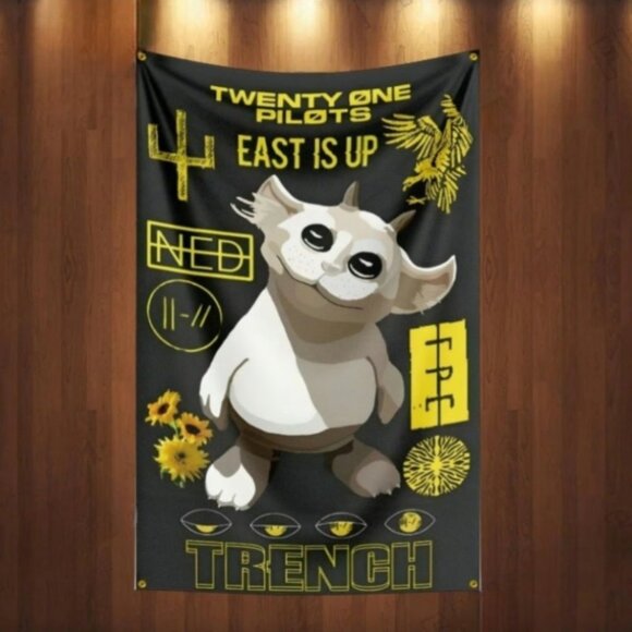 NEW! TWENTY ONE PILOTS Flag 3x5 Feet Twenty One Pilots Banner Tapestry Decor - Picture 1 of 1